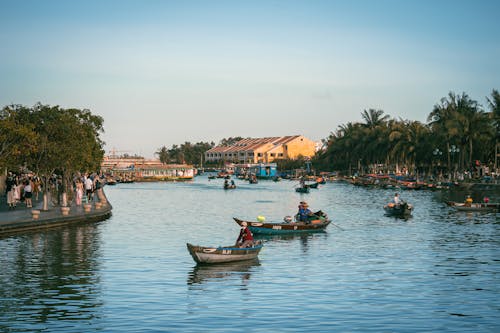 シティ, ベトナム, ボートの無料の写真素材
