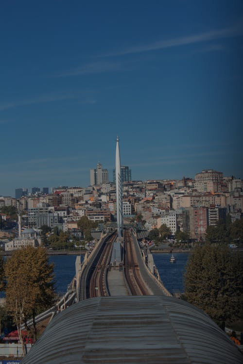 Clear Sky over Halic Bridge