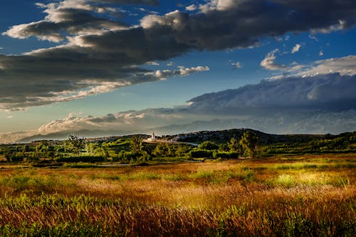 Free stock photo of adriatic, field, old church Stock Photo