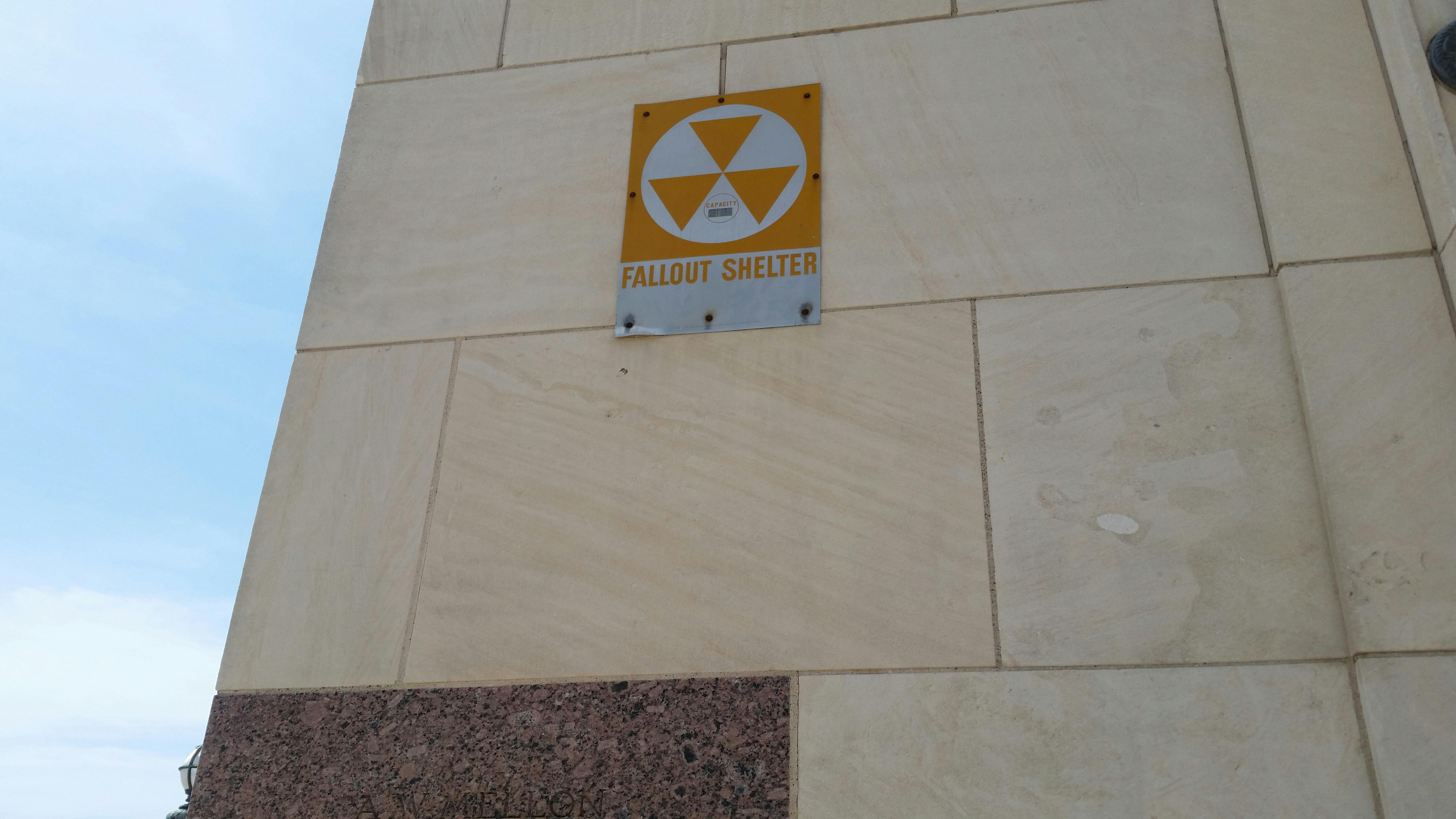 fallout shelter sign parody