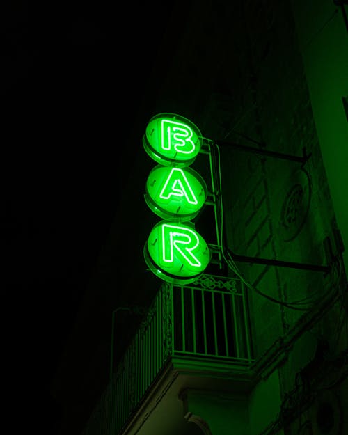 Free stock photo of bar, neon, sign