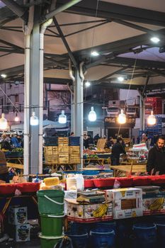 Explore Istanbul's vibrant night market with diverse stalls and buzzing atmosphere.
