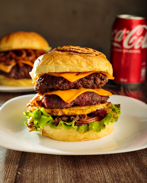 Chicken Burger + Soft Drink