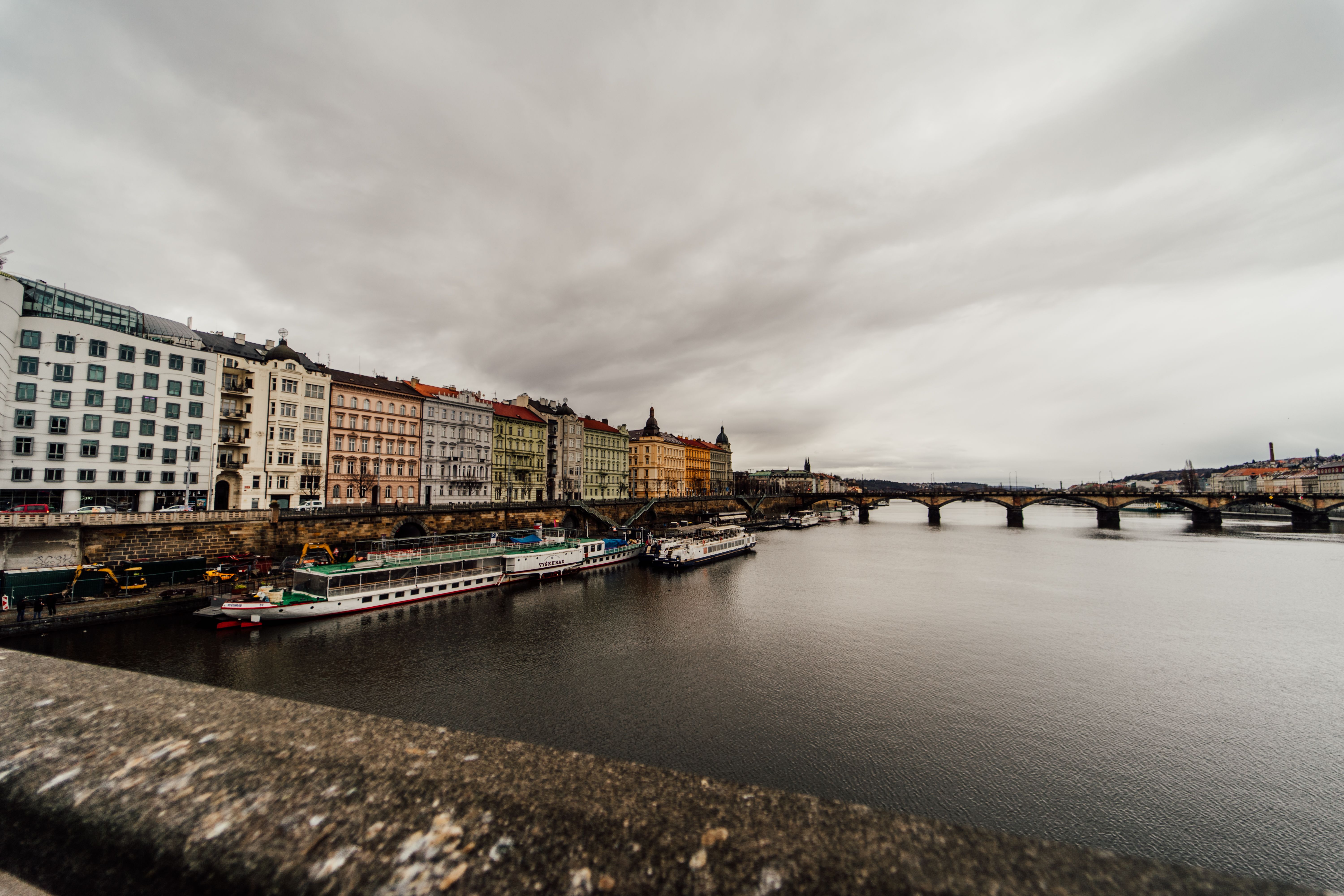 Praha za špatného počasí