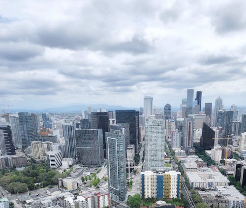 Foto profissional grátis de aerofotografia, cidade, edifícios