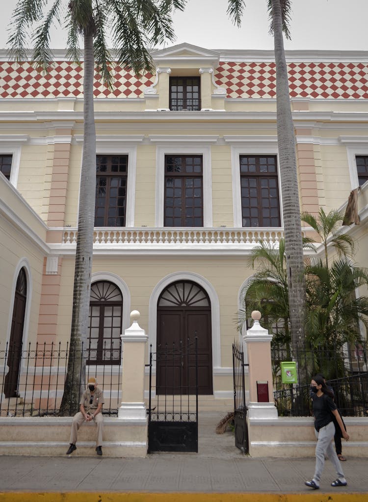 Facade Of The Museum Of The City Of Merida In Merida, Mexico 