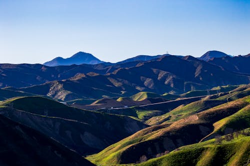 Clear sky over Hills