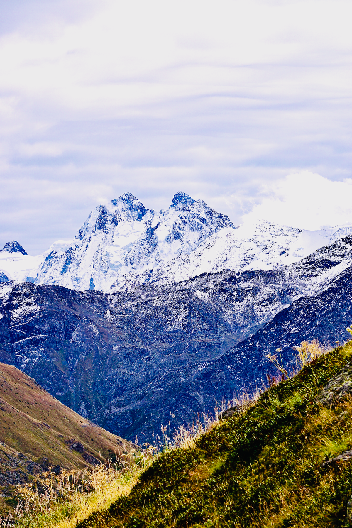 Snow Covered Mountain Under the Blue Sky · Free Stock Photo