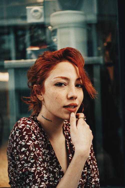 Portrait of Redhead Woman