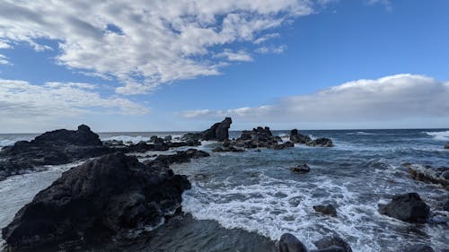 Gratis lagerfoto af blå himmel, bølger, hav