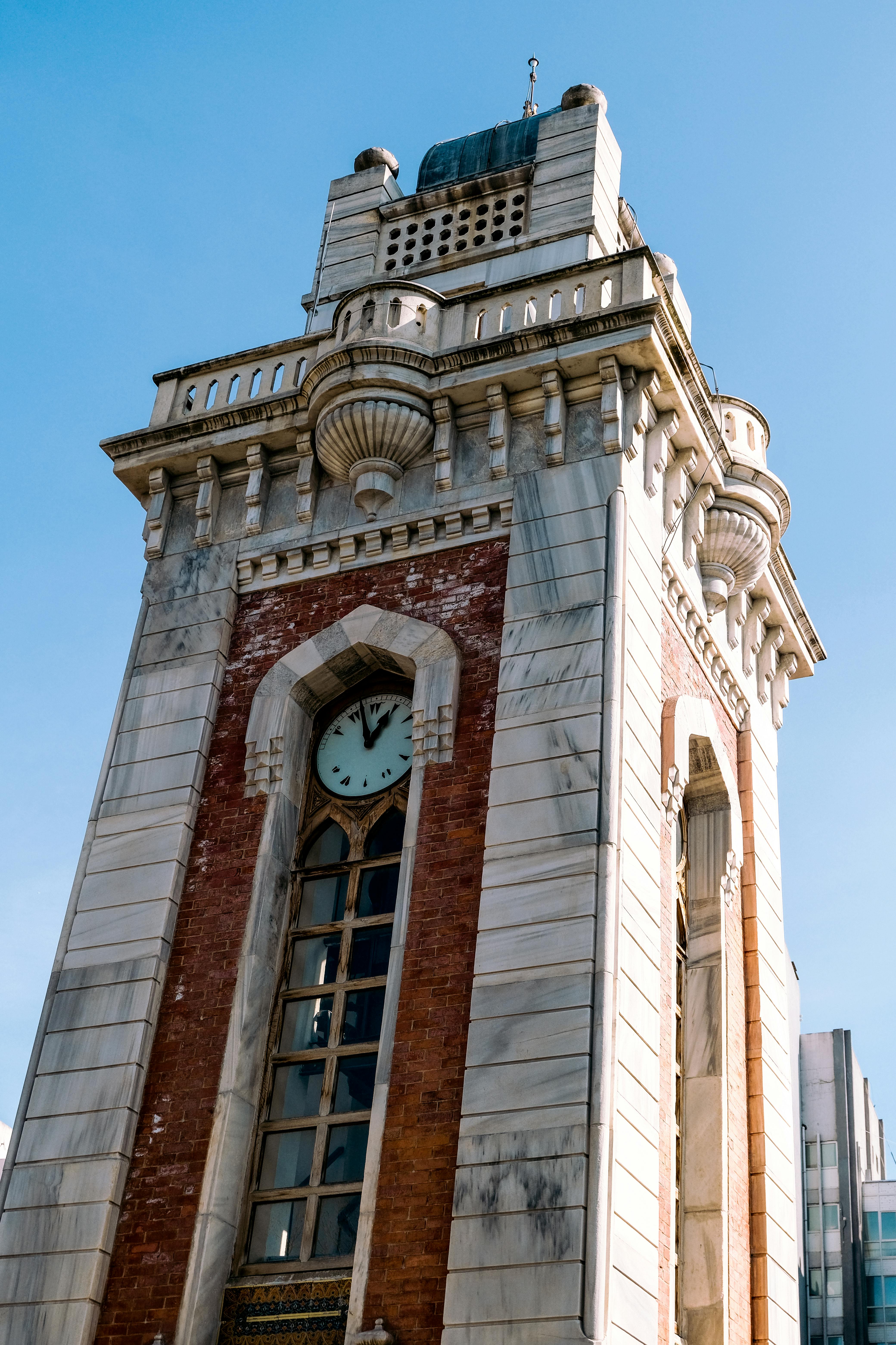 Sisli Etfal Hospital Clock Tower in Istanbul in Turkey · Free Stock Photo