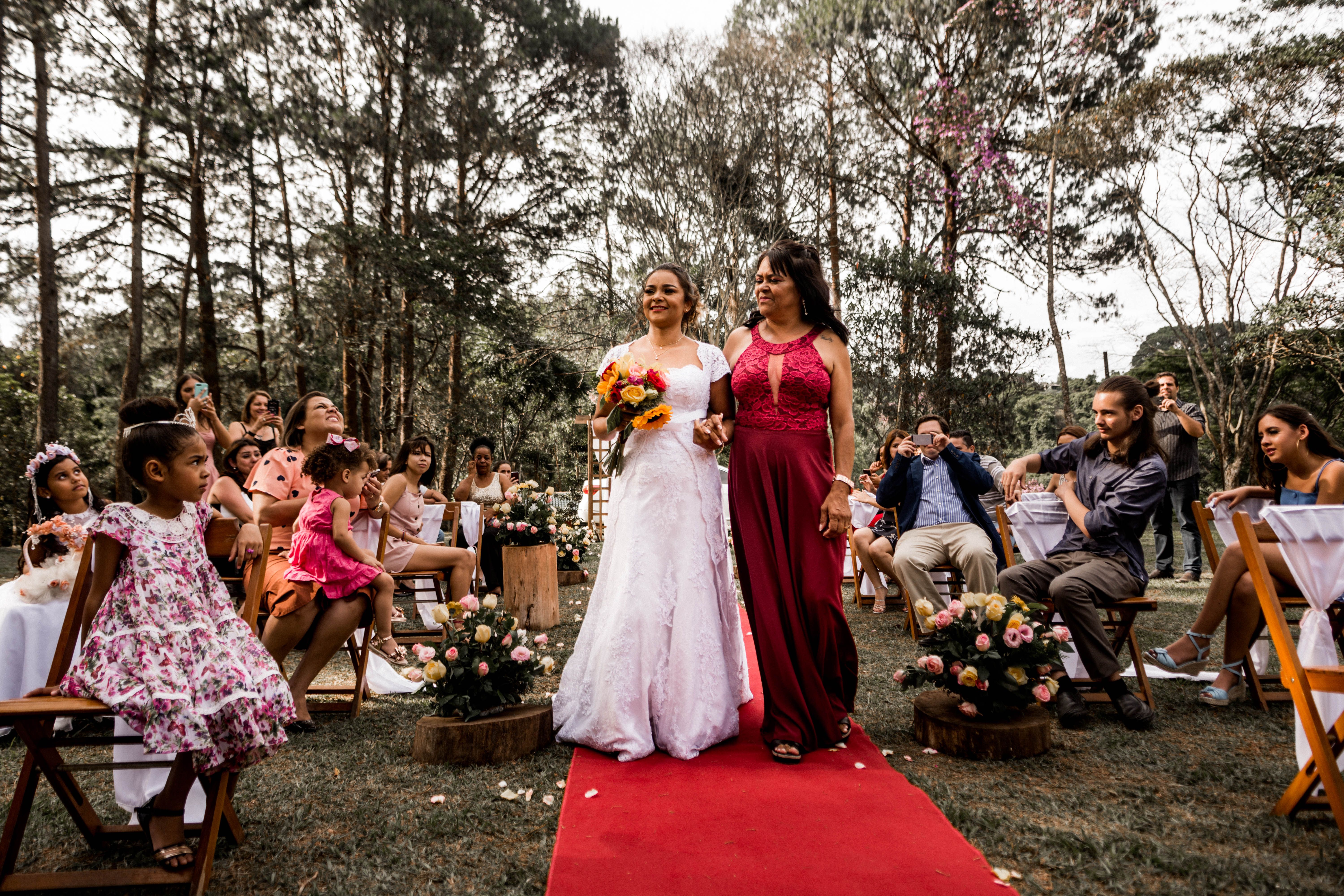 Wedding guest elegant dress