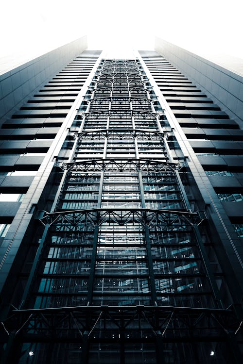 Foto profissional grátis de arquitetura contemporânea, arranha-céus, geométrico