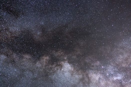 A breathtaking view of the Milky Way galaxy captured in a clear, starry night sky.