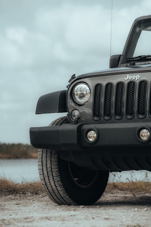 Close-up of Offroad Car Front