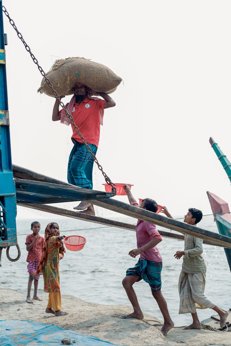 People Loading Truck