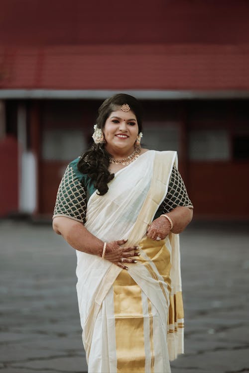 Portrait of Woman in Traditional Clothing