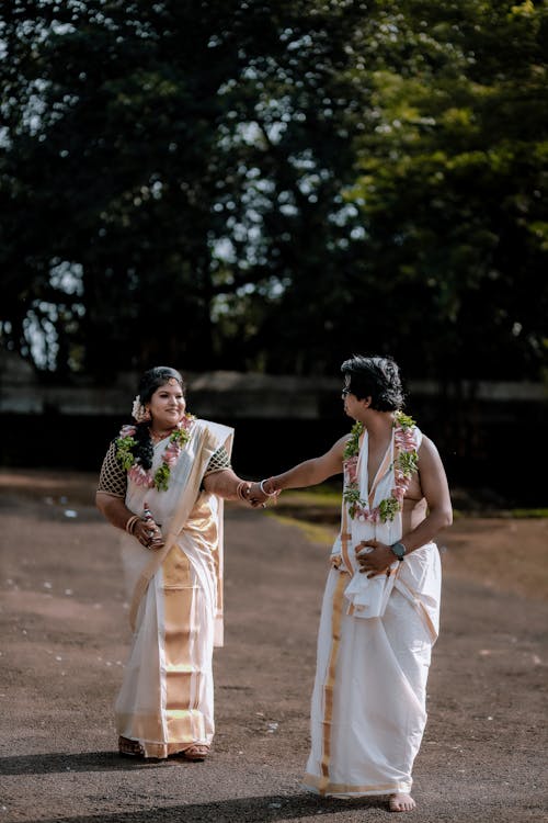 Couple in Traditional Clothing