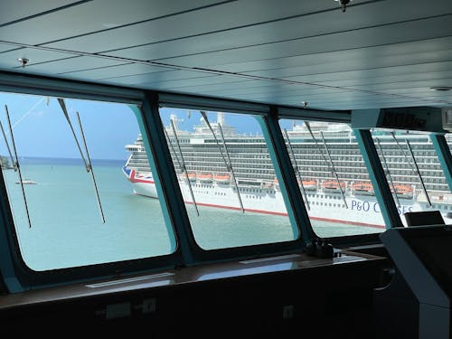 Δωρεάν στοκ φωτογραφιών με γέφυρα πλοήγησης, Καραϊβική, κρουαζιερόπλοιο