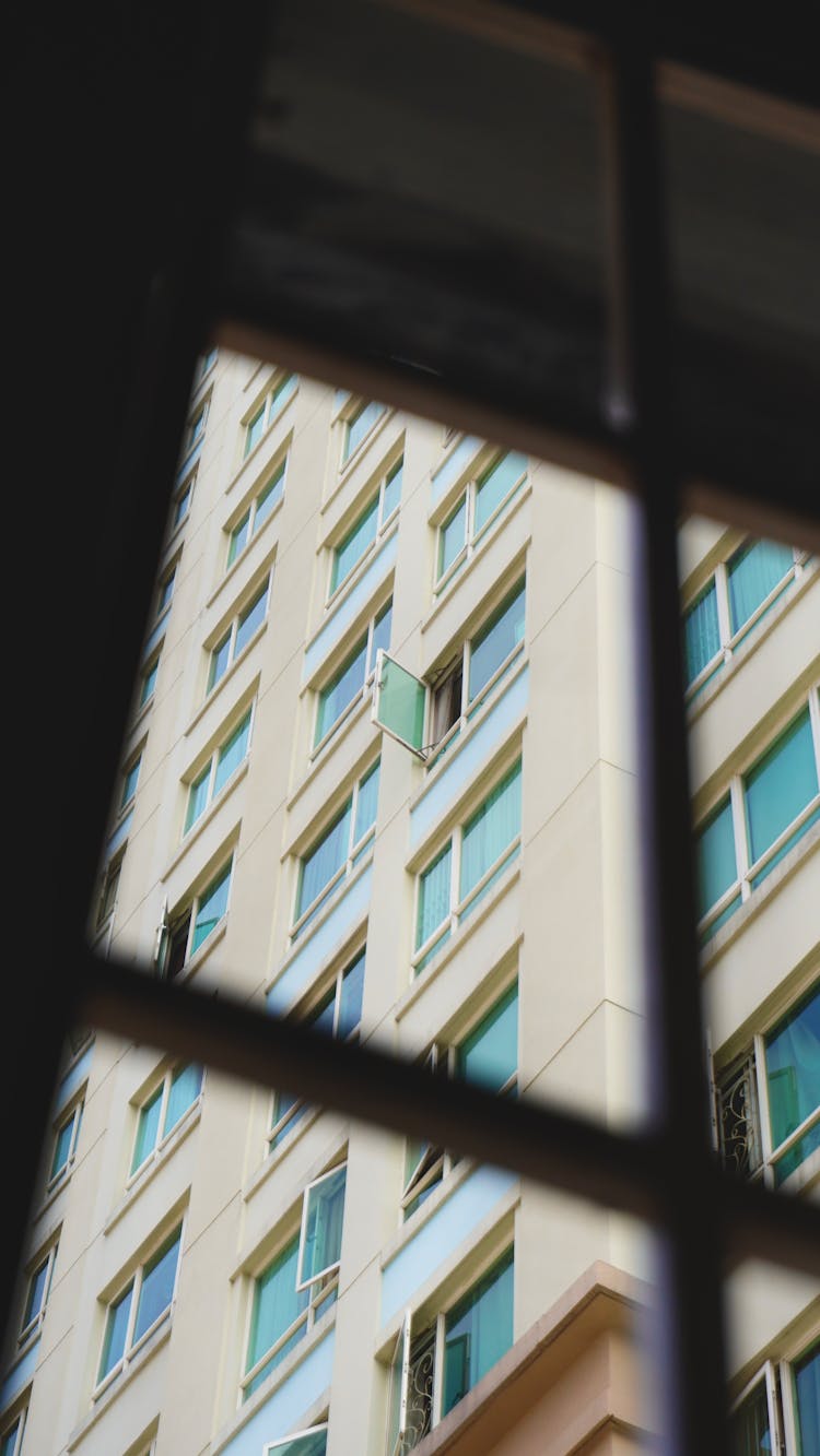 Building Behind Window Bars