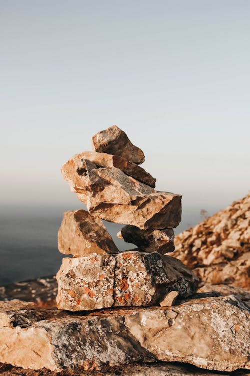 Brown Rocks Balancing