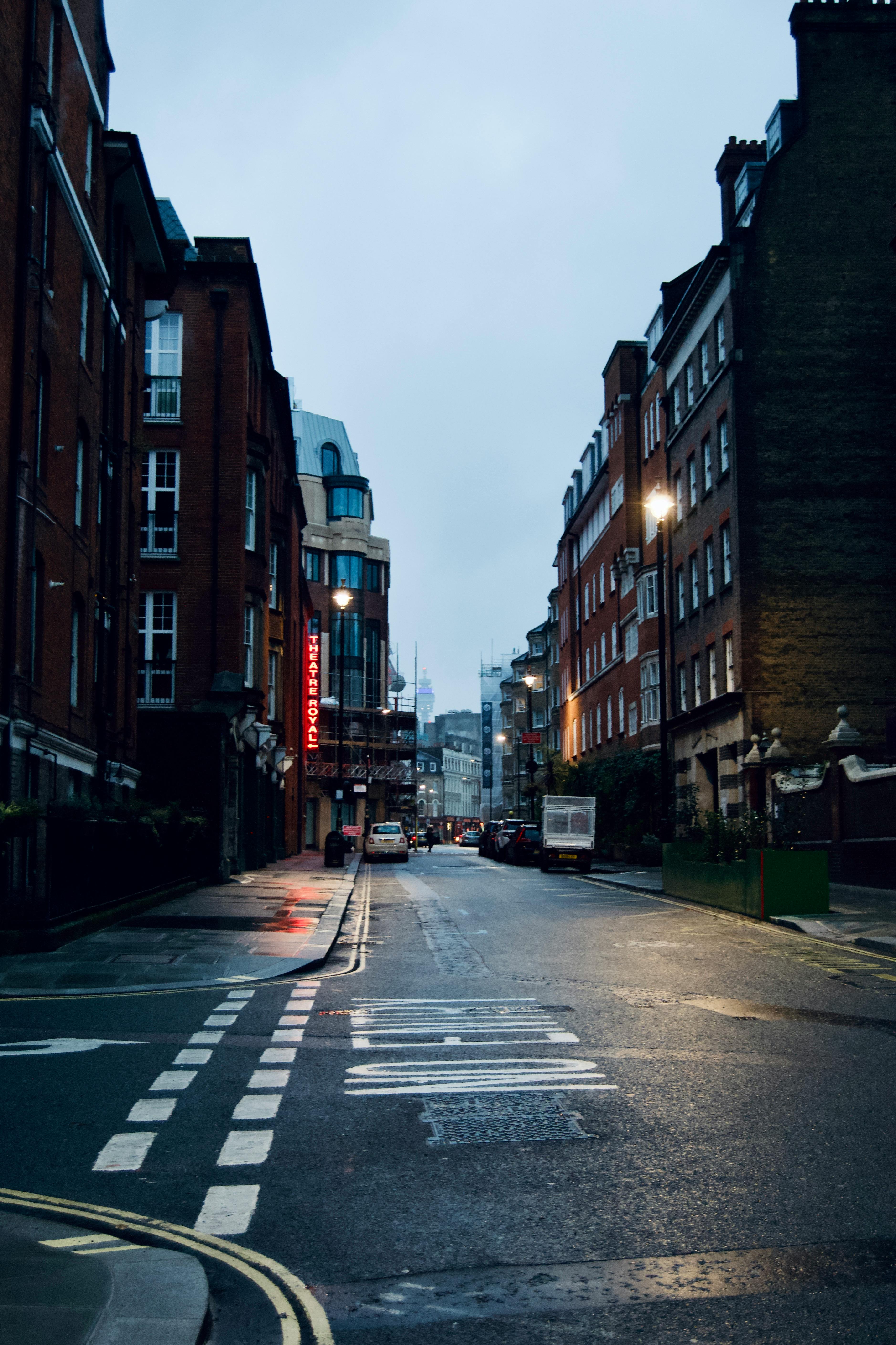 Wet Street after Rain in Town · Free Stock Photo