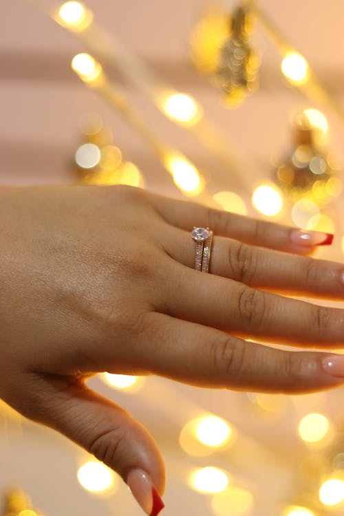 Rings on Woman Hand