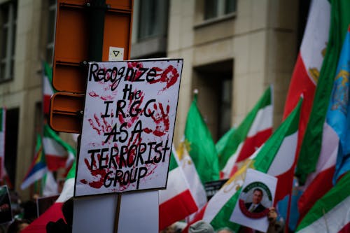 Banner on Demonstration
