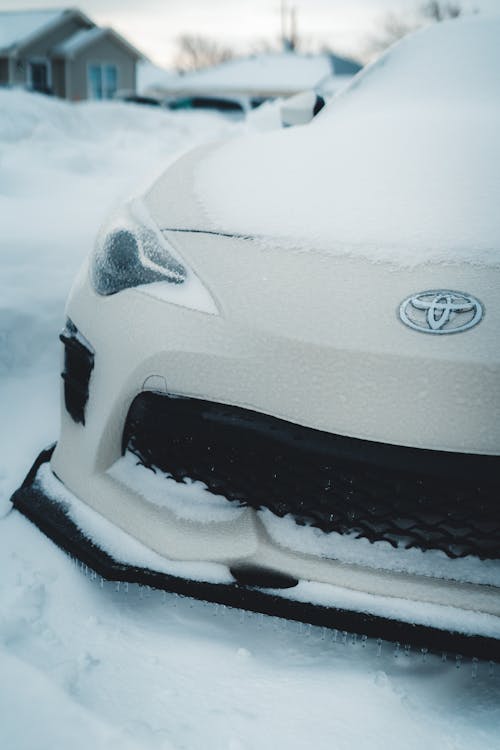 Snow on Toyota Car