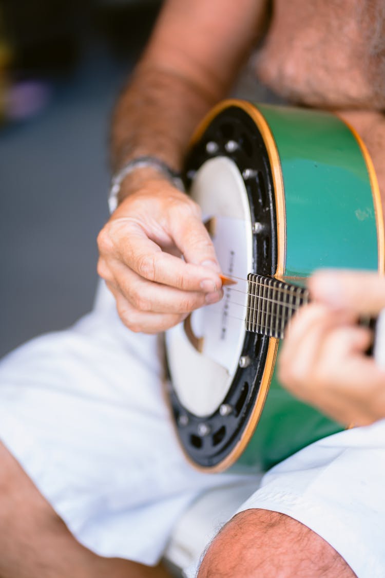 Man Playing Banjo