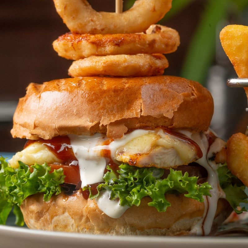 Classic Grilled Chicken Burgers