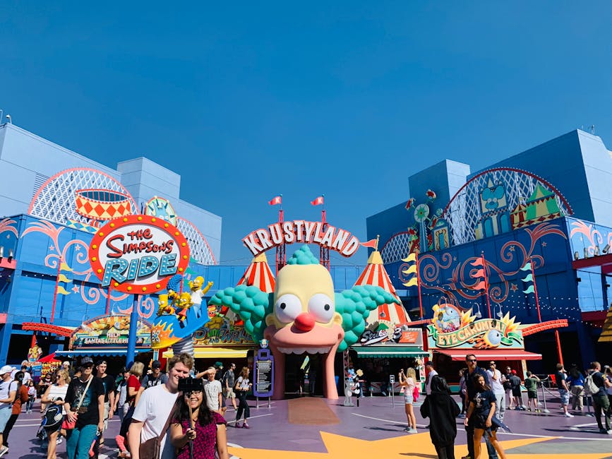 Free stock photo of theme park, universal studios