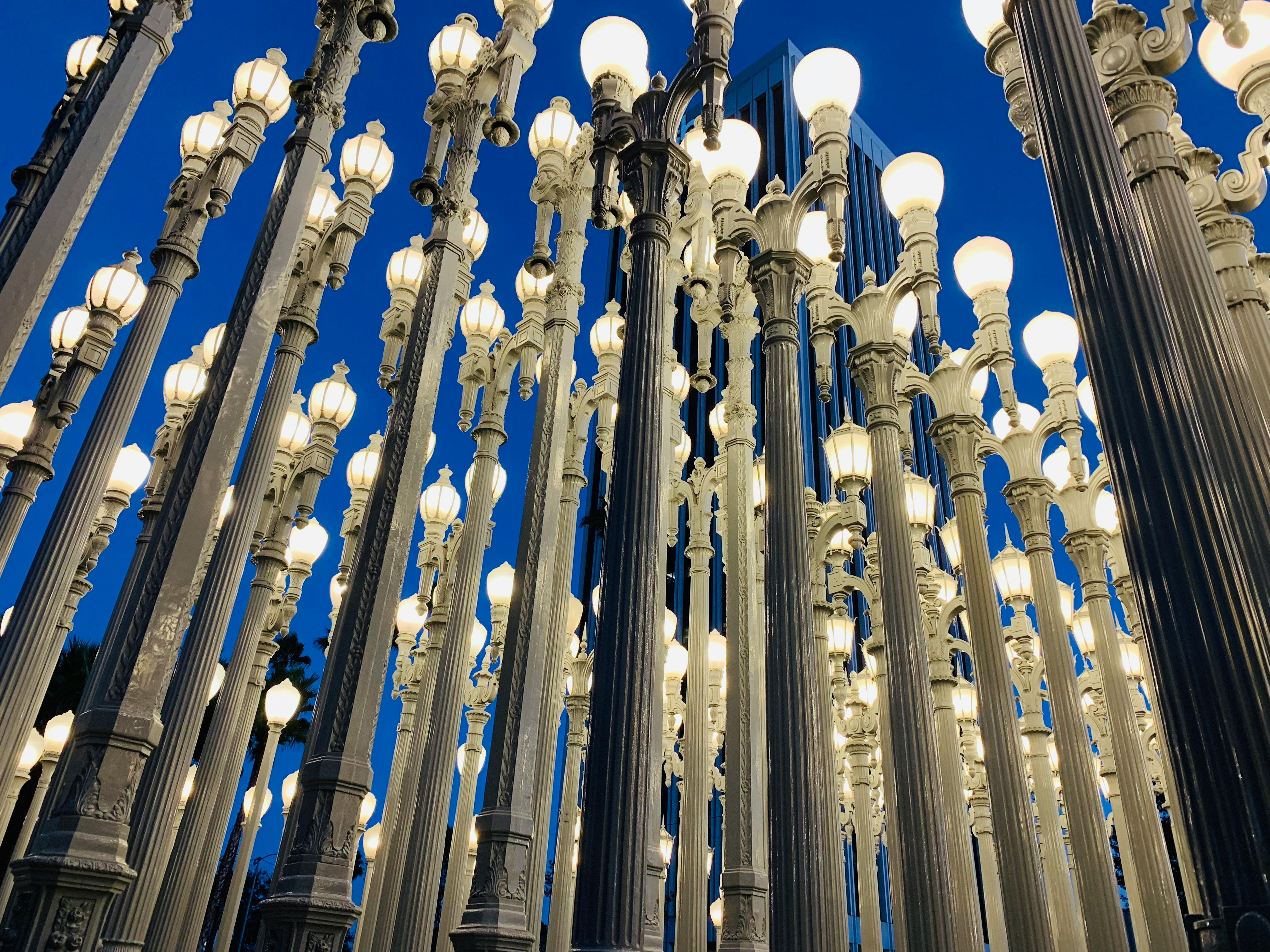 Free stock photo of illuminated, LACMA, lights