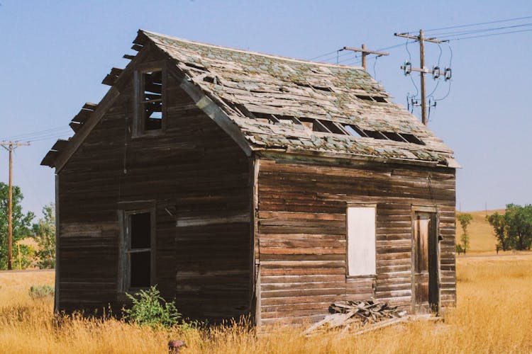 Decaying Wooden House