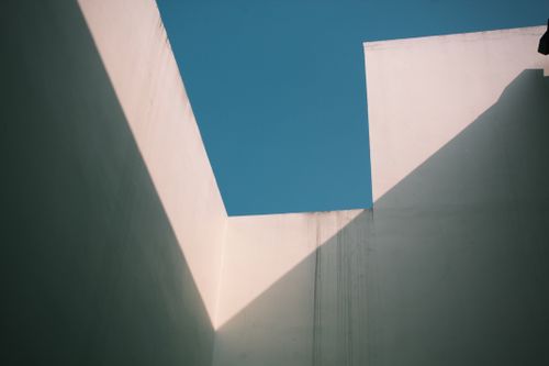 Free Exploring geometric shadows and architecture in Yogyakarta, Indonesia. Stock Photo