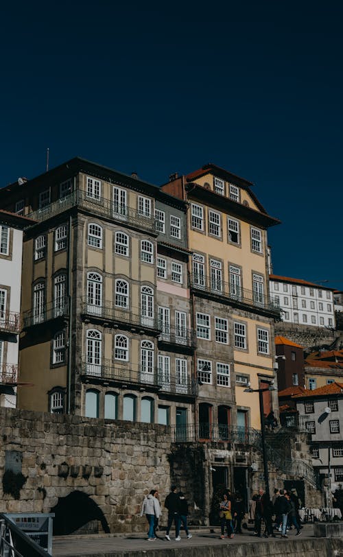 Sunlit Tenements in Town