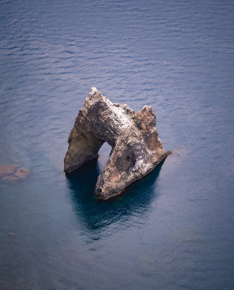 Natural Arch In Sea