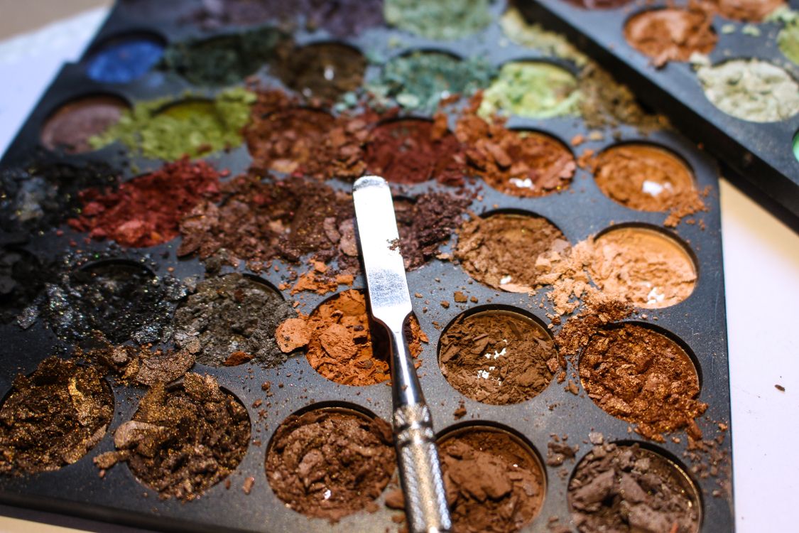 Crushed Eyeshadow Palettes · Free Stock Photo
