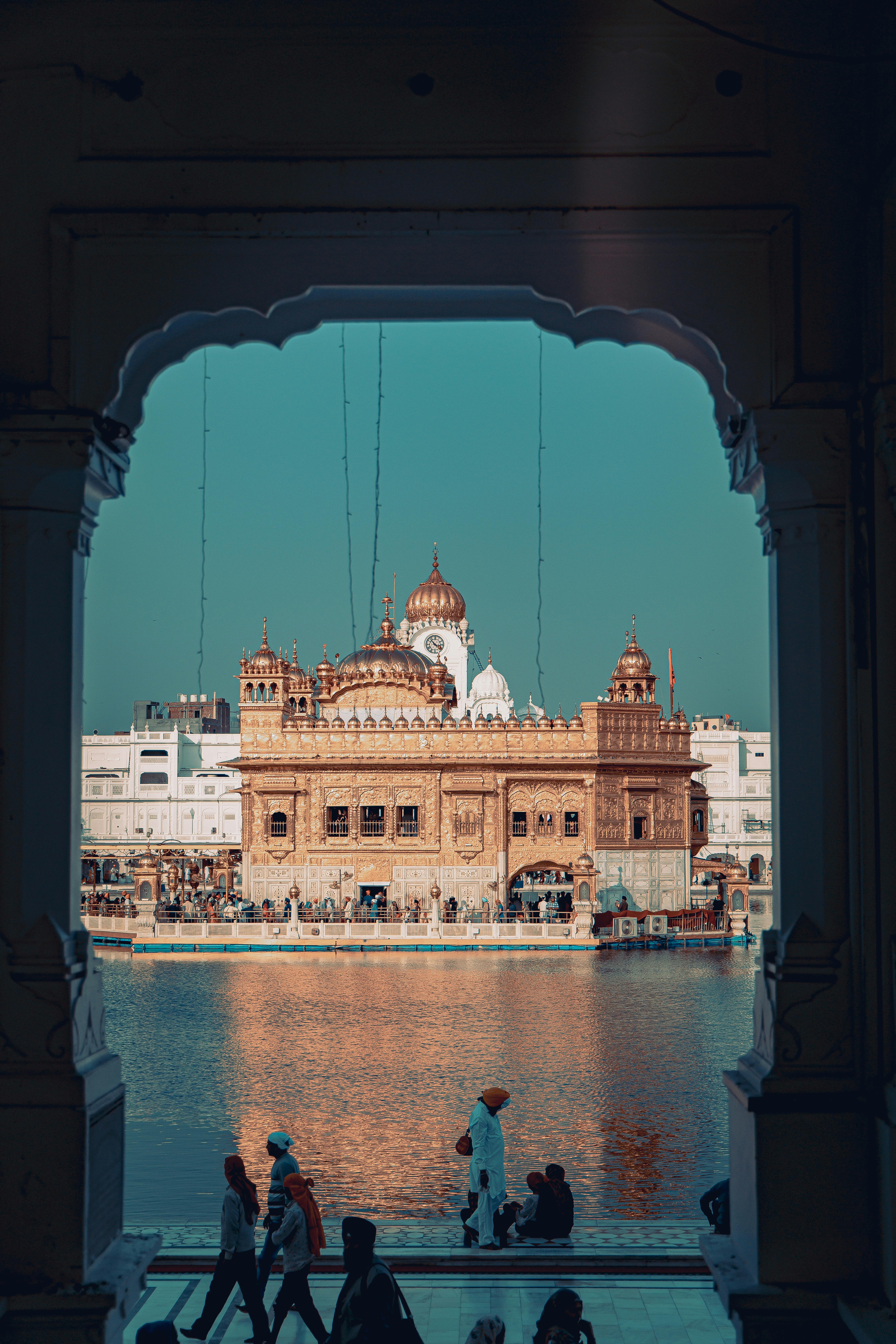 Golden Temple The At Night Amritsar Skykline, full golden temple HD  wallpaper | Pxfuel