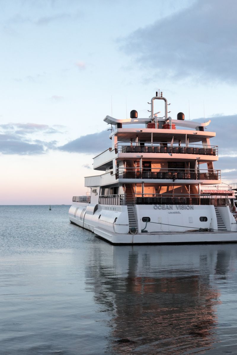 Yacht on Mediterranean sea