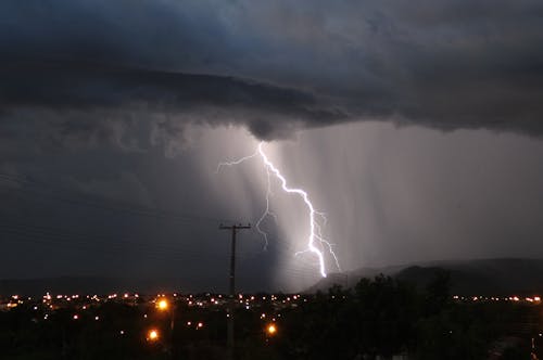 城鎮, 戲劇性的天空, 暴風雨 的 免費圖庫相片