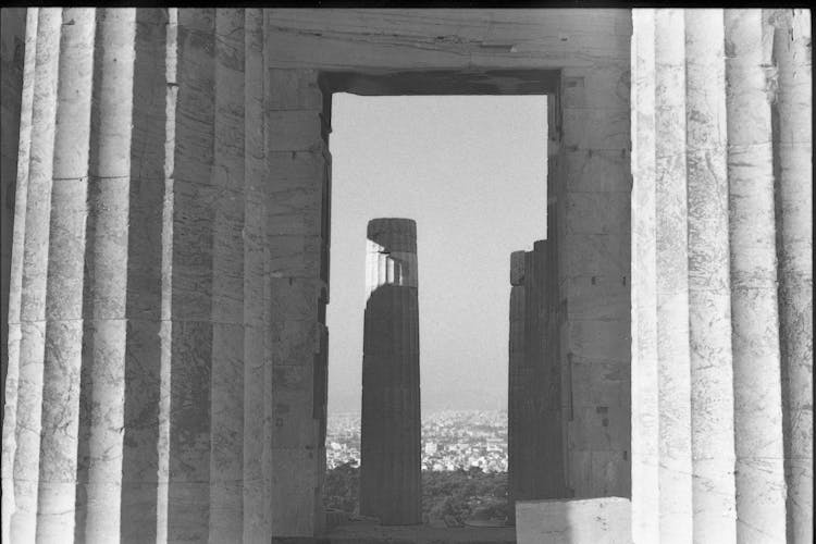 Column In Shadow