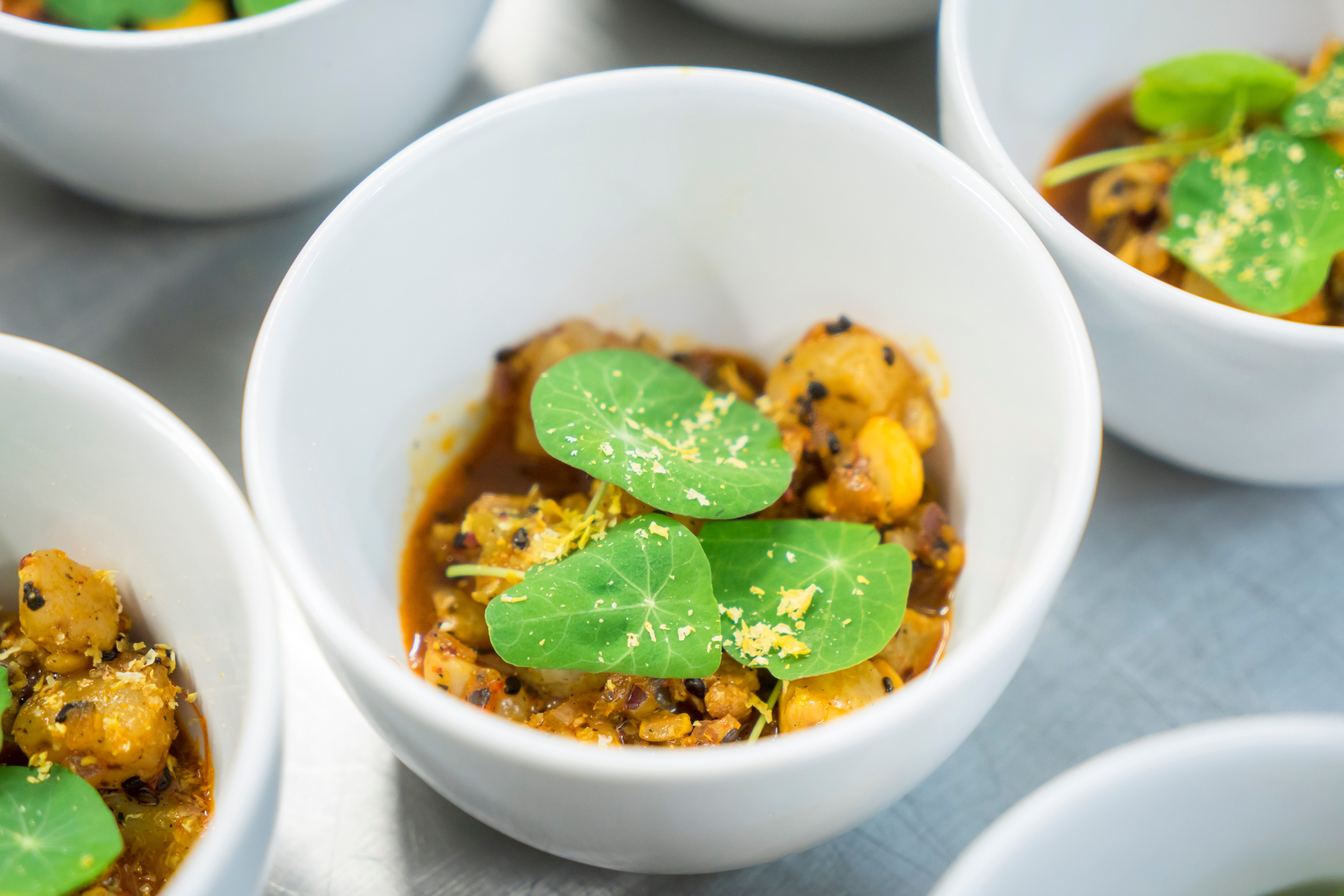 Spiced Ratatouille in Charred Tomatoes