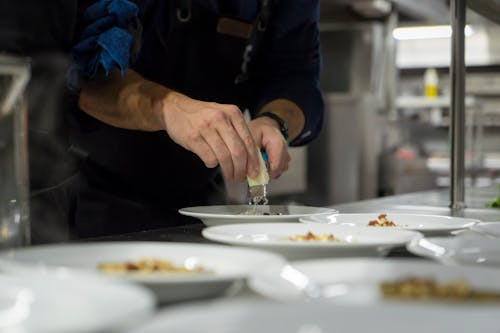 Foto profissional grátis de alimento, chef, cozimento