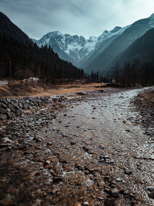 River Between Mountains