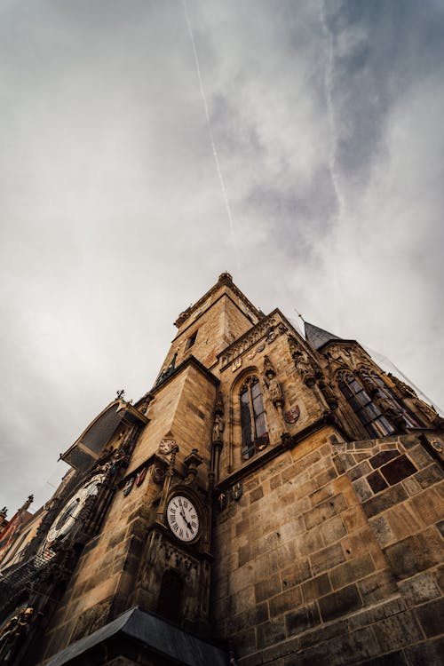 Prague Astronomical Clock Seen from Ground