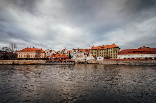 Townhouses by River in Prague