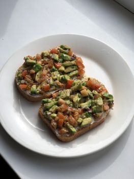 Toast au beurre d'arachide et à la banane
