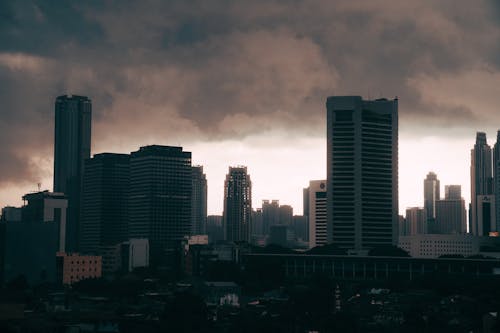 Cloudy Urban Skyline