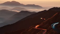 Long-exposure Photography of Vehicle on Road